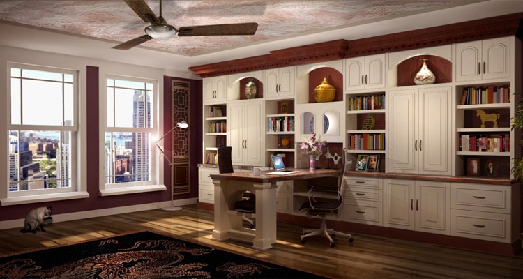 Custom Home Offices Gallery Designed By Closet Factory