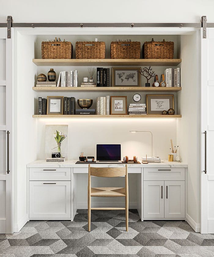 Home Office in Closet Ideas: Creative Small Space Workspace Solutions